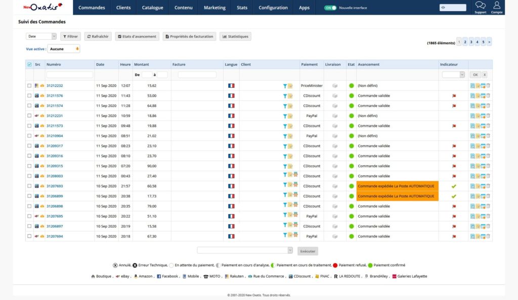 Outil de centralisation des ventes sur marketplaces