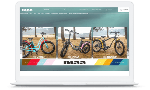 Maa bikes references client Oxatis